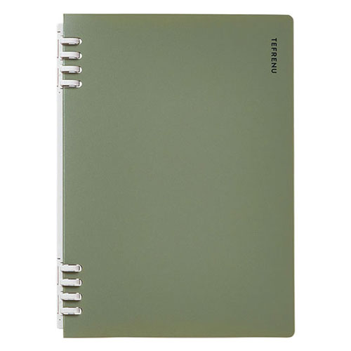 -------------------------------------------------------------- 画像はイメージです。 ※ PC環境により実際の色味や質感と異なって表示される場合がございます。 ※ 部品・パーツなどの一部の商品では本体の商品画像を使用しております。 ※ 製品の仕様・画像・パッケージは、メーカー側から予告なく変更される場合があります。 -------------------------------------------------------------- セパレート式のリングで、書くときに手にふれないリングノート■こだわりのワンポイント機能と、ナチュラルで親しみやすいニュアンスカラーで日常を彩るステーショナリーシリーズ「カラーセレクションシリーズ」。■定番人気の機能性ステーショナリーが、便利さはそのままにトレンドカラーをまとって新たに登場いたしました。【仕様】・CN9854TEサイズ：A5外形寸法：約159(W)×217(H)×14(D)mm主な材質：不透明PP(表紙)、上質紙(ルーズリーフ)、ポリカ(とじ具)同梱品：ルーズリーフ15枚(7mm横罫)最大収納枚数：30枚原産国：ベトナム【注意】・リングの可動部を強く引っ張ったり、過度の衝撃を与えるとベース部から外れる事がありますのでご注意ください。・万が一外れた場合は、ベース部の該当する箇所に可動部をはめ込んでください。・とじ具のベース部を強く引っ張ると、表紙から外れる事がありますのでご注意ください。・万が一外れた場合は、ベース部の突起を、表紙側の該当する位置の穴にはめ込んでください。・リーフを増やす場合は、市販のルーズリーフをご使用ください。・直接日光の当たる場所や、高温・多湿の場所での使用または保管はしないでください。 【メーカー・ブランド】 キングジム / きんぐじむ / KINGJIM 【#154】