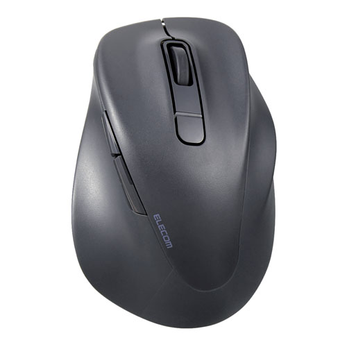 エレコム ELECOM Bluetooth マウス ワイヤレス 5ボタン Windows 11 10 mac Chrome Android iPhone iPad Lサイズ EX-G ブラック M-XGL30BBSKBK