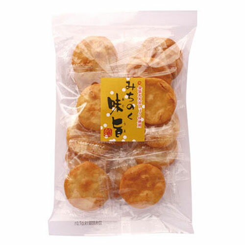 味泉 味旨小丸せんべい 醤油 18枚