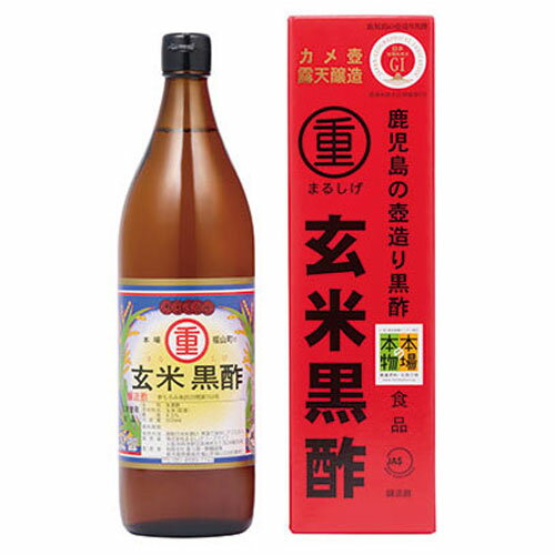 楽天Webbyまるしげフーズライフ 玄米黒酢 900ml 調味料