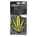 HEMP ヘンプ ルームフレグランス エアーフレッシュナー バニラ 吊り下げ 3枚 NAX-052-006
