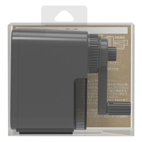 手動鉛筆削り ミニ ブラック DPS-H401BK