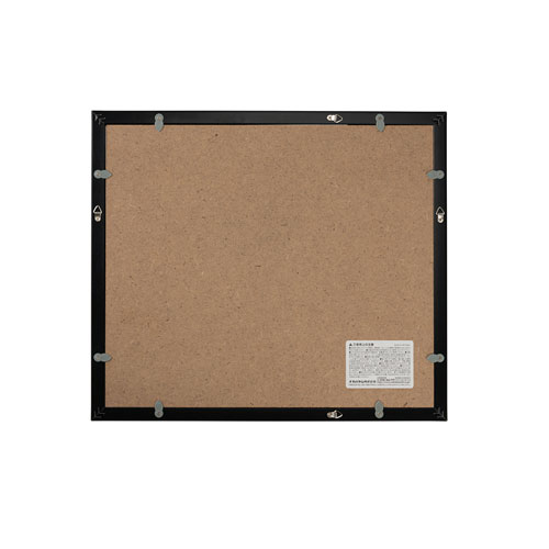 ナカバヤシ 樹脂製写真額 四ツ切判 ブラック F-SP-111-D