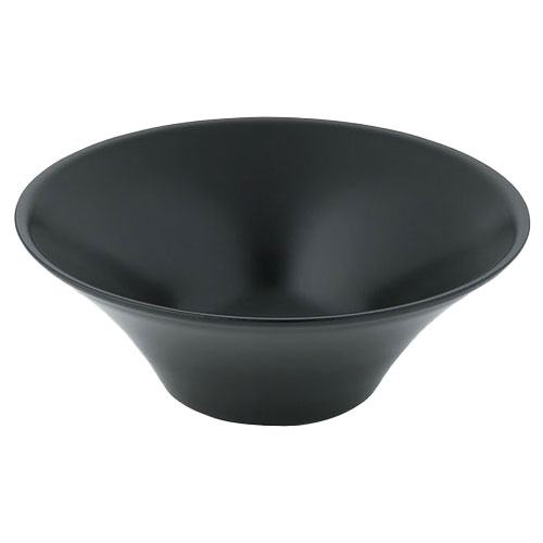 カンダ メタル丼 フラワー 厚口 塗装仕様 黒