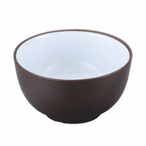 カンダ 茶杯 黒泥 丸口