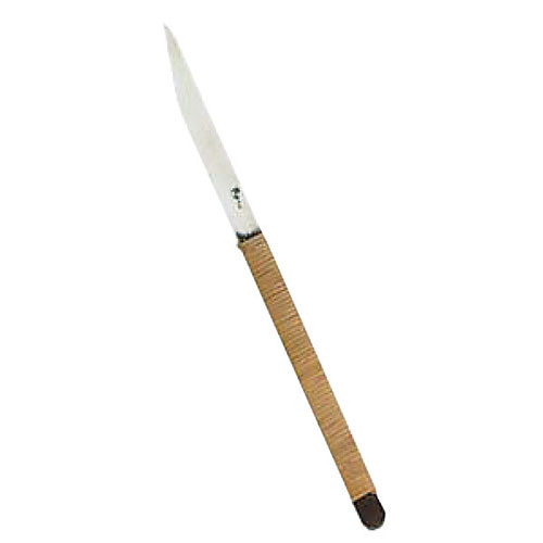 カンダ 料理細工小刀 籐巻 直刃 右用
