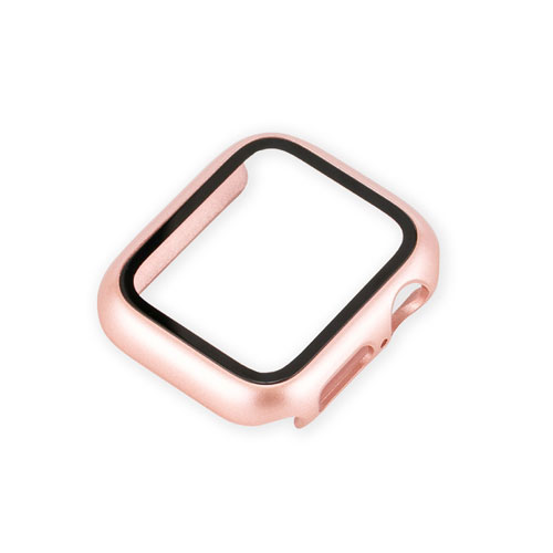 ナカバヤシ Digio2 AppleWatch SE用 高硬度9Hガラス+ケース 40mm ピンクゴールド SMWC-AW401PG ナカバヤシ Digio2 AppleWatch SE用 高硬度9Hガラス+ケース 40mm ピンクゴールド SMWC-AW401PG