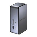 サンワサプライ USB Type-Cドッキングステーション HDMI×2画面出力対応 USB-CVDK12(2)