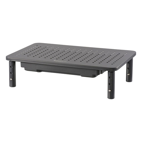 オーム電機 PCGEAR 液晶ディスプレイスタンド ブラック OA-SDS01-K