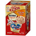 ユニ・チャーム 銀のスプーン パウチ 総合栄養食 まぐろ・かつおにささみ入り 55g×12袋