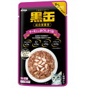 アイシア 黒缶パウチ サーモン入りまぐろとかつお 70g