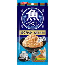 いなばペットフード 魚づくし まぐろ・かつお しらす入り 60g×3袋 TCR-172