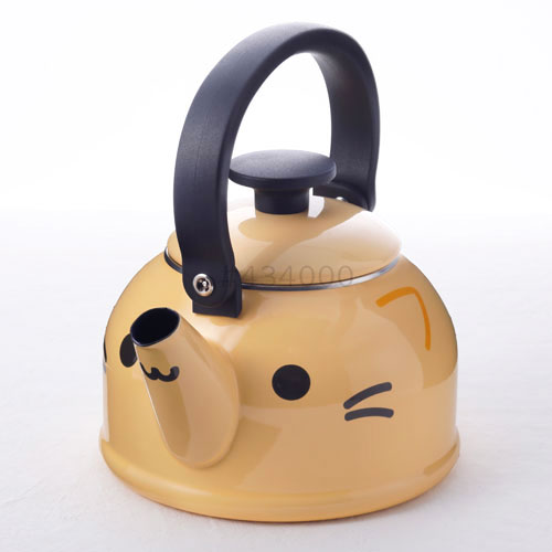 富士ホーロー どうぶつやかん ケトル 1.8L ねこ DOY-1.8K.N