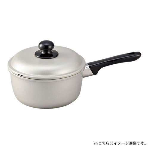北陸アルミ アルマイト シルビー 片手鍋 16cm