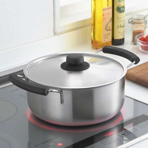 楽天市場】ヨシカワ シーズ・クッキング 両手鍋 22cmの通販