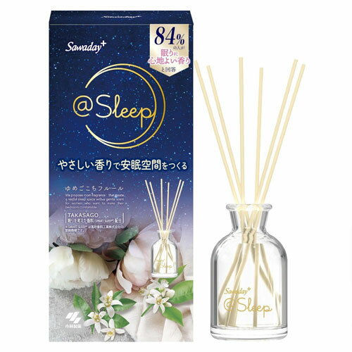 小林製薬 Sawaday+ @Sleep サワデープラス アットスリープ ゆめごこちフルール 本体 70mL