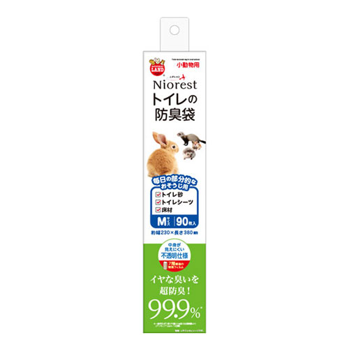 Rabbit - マルカン ニオレストトイレの防臭袋 小動物用 M 90枚