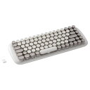 ナカバヤシ Digio2 無線 キーボード ラウンドキートップタイプ グレージュ MK-03KBGY(2)