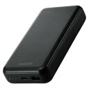 エレコム ELECOM モバイルバッテリー 20000mAh C+A 20W ブラック DE-C34-20000BK