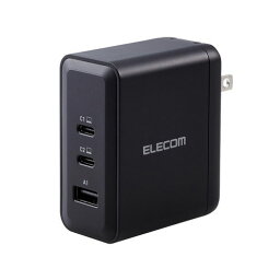 【送料無料】エレコム ELECOM USB Type-C 充電器 100W MacBook Pro/Air Windows PC iPad iPhone Galaxy Xperia Pixel OPPO Android ブラック ACDC-PD65100BK