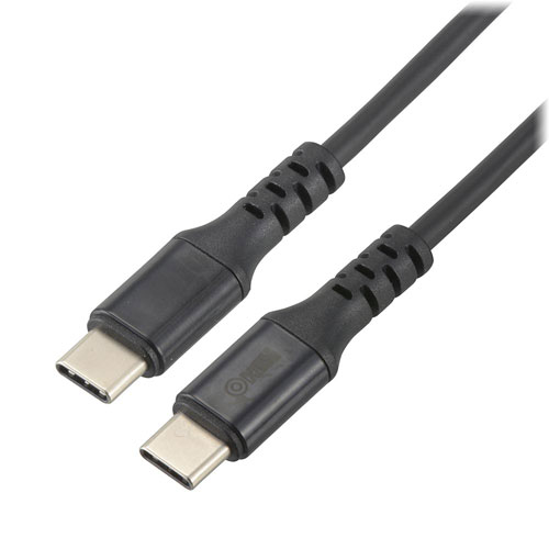 オーム電機 PD対応Type-Cケーブル USB-C to USB-C 1.5m ブラック SMT-L15PD-K オーム電機 PD対応Type-Cケーブル USB-C to USB-C 1.5m ブラック SMT-L15PD-K
