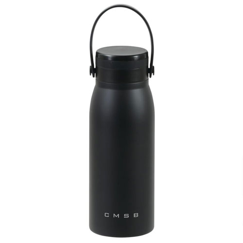 パール金属 炭酸も使えるマグボトル 600 ブラック HC-48