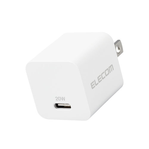エレコム ELECOM USB Power Delivery 20W AC充電器 C×1 ホワイト MPA-ACCP28WH
