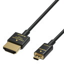 yz|Xg GR ELECOM Premium HDMI MicroP[u X 1.8m ubN DH-HDP14SSU18BK