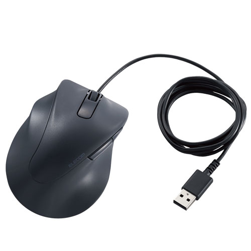エレコム ELECOM 静音 有線マウス EX-G 5ボタン Mサイズ 左手用 M-XGM31UBSKBK エレコム ELECOM 静音 有線マウス EX-G 5ボタン Mサイズ 左手用 M-XGM31UBSKBK