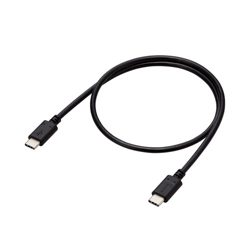 yz|Xg GR ELECOM USB2.0P[u C-C 100WΉ 0.5m ubN MPA-CC5P05BK