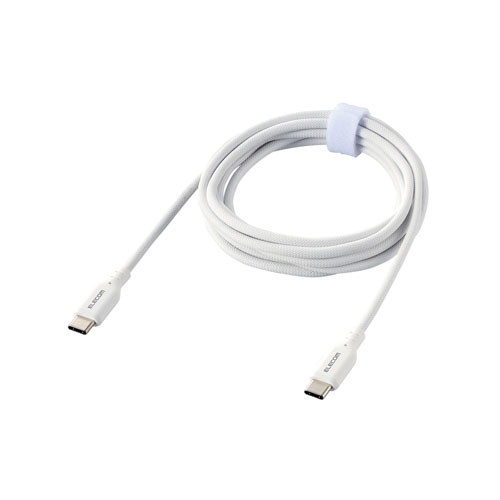 ポスト投函 エレコム ELECOM USB Type-C TMケーブル シリコンメッシュタイプ 2m ホワイト MPA-CCSSM20WH ポスト投函 エレコム ELECOM USB Type-C TMケーブル シリコンメッシュタイプ 2m ホワイト MPA-CCSSM20WH