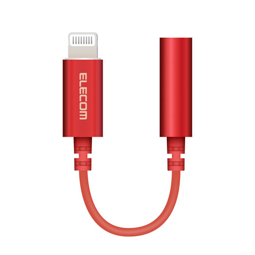 ポスト投函 エレコム ELECOM Lightning-φ3.5mm ステレオミニジャック変換ケーブル 0.1m レッド MPA-XL35DS01RD ポスト投函 エレコム ELECOM Lightning-φ3.5mm ステレオミニジャック変換ケーブル 0.1m レッド MPA-XL35DS01RD