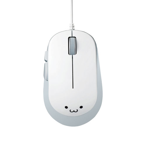 エレコム ELECOM 5ボタンBlueLED有線マウス ホワイト M-Y9UBXWH