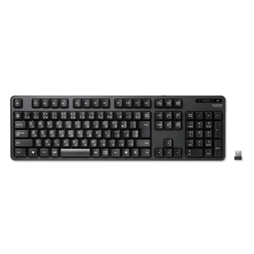 エレコム ELECOM 無線フルキーボード ブラック TK-FDM106TXBK