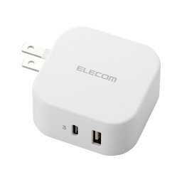 エレコム ELECOM AC充電器 USB Power Delivery20W+12W/C×1+A×1 ホワイト MPA-ACCP20WH