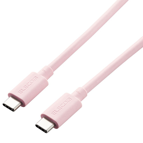 ポスト投函 エレコム ELECOM USB4ケーブル 認証品 USB Type-C TM to USB Type-C TM 0.8m ピンク USB4-APCC5P08PN