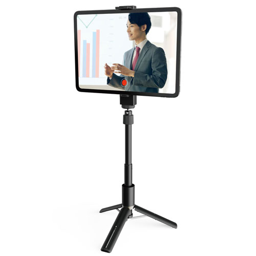 エレコム ELECOM スマートフォン・タブレット用三脚 自撮り棒 2way 高耐荷重 ブラック P-STSRS02MTBK