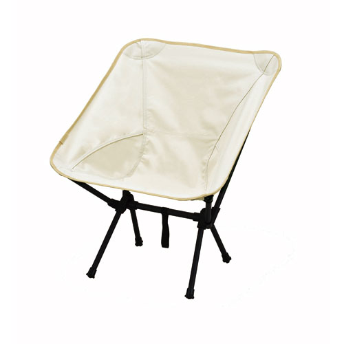 カクセー ポータブルコンパクトチェア アイボリー CR-01I