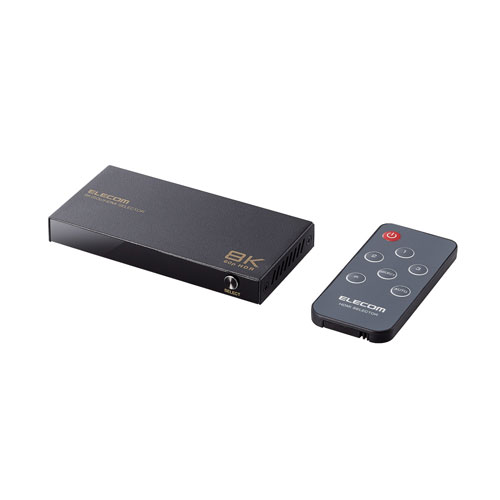 エレコム ELECOM HDMI切替器 3ポート ブラック DH-SW8KP31BK