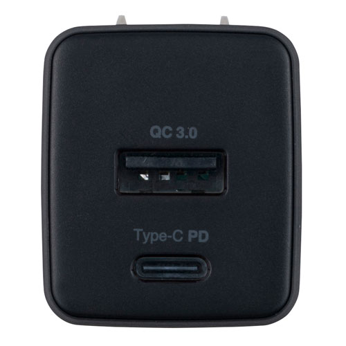 ナカバヤシ Digio2 USB AC充電器 20W PD対応 ブラック JYU-ACU011BK