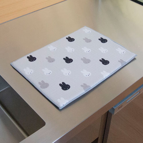 オカトー miffy ミッフィー 吸水水切りマット 30×40cm ならびミッフィー(3.0)