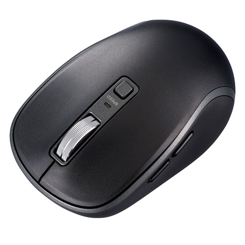 ナカバヤシ Digio2 無線 静音マウス 5ボタン/BlueLED ブラック MUS-RKF216BK