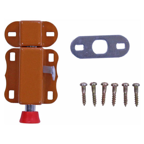 -------------------------------------------------------------- 画像はイメージです。 ※ PC環境により実際の色味や質感と異なって表示される場合がございます。 ※ 部品・パーツなどの一部の商品では本体の商品画像を使用しております。 ※ 製品の仕様・画像・パッケージは、メーカー側から予告なく変更される場合があります。 -------------------------------------------------------------- 木製扉や家具の簡易な戸締りに 施錠、開錠の操作がワンタッチで便利【用途】木製扉(主に開き戸)や勝手口の簡易戸締りに【注意】取り付けの際、木部の割れやネジの破損を防ぐためキリで下穴を開けてください。 危険防止のため本体座金を木部からはみ出して取り付けないでください。 柱と扉の位置関係で取り付け方が変わります。(適合ドライバー＋No.1) 寸法図の商品イラストは実物の形状と異なる場合があります。 本製品は改良などの目的から仕様、形状などを予告なしに変更する場合があります。予めご了承ください。【仕様】タイプ：小【材質】本体/鋼板、仕上げ/焼付塗装【付属品】木ネジ(φ2.4×15mm) 【#138】　