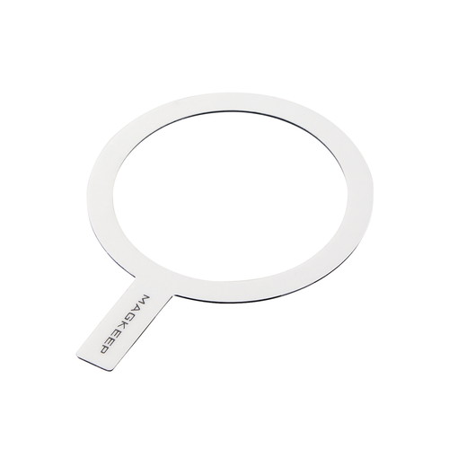 ポスト投函 エレコム ELECOM MagSafe 磁力ワイヤレス充電対応 薄型 マグネット リング ステッカー ワイヤレス充電対応 iPhone 磁石 ホワイト AMS-MAGST2WH