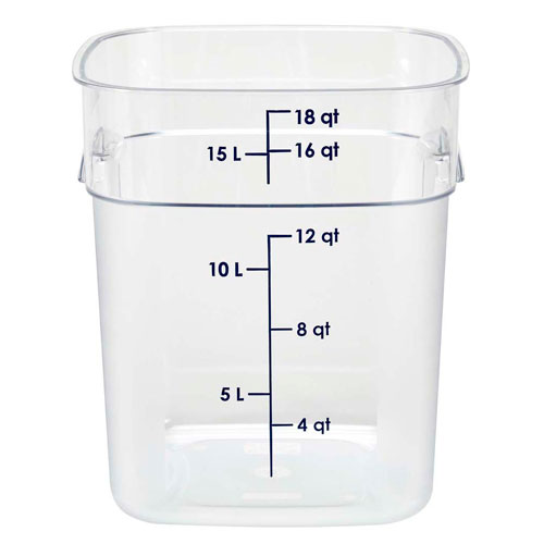 CAMBRO キャンブロ 角型フードコンテナー フレッシュプロ 本体 18SFSPROCW 135 クリア
