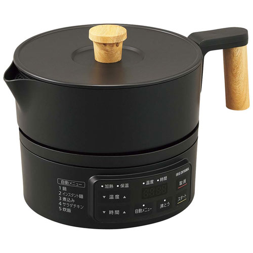 アイリスオーヤマ クッキングケトル ICK-M1200-B