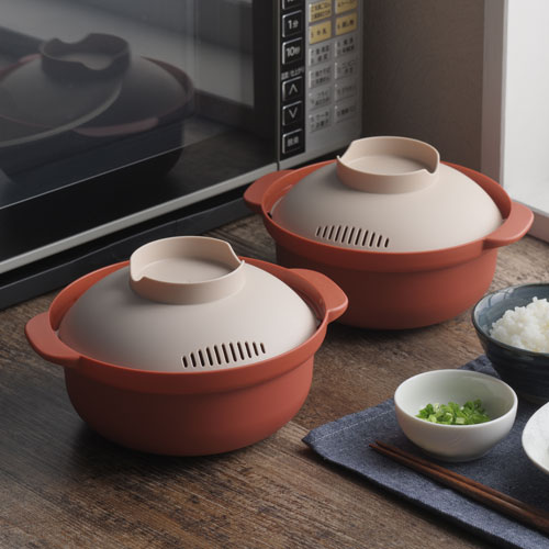 ヨシカワ あっ！とレンジ 調理工房 簡単レシピ付 1477007 日本製 電子レンジ調理器 肉 売れ筋 調理鍋 食洗器対応 webby-14653496 Webby サンプル画像3