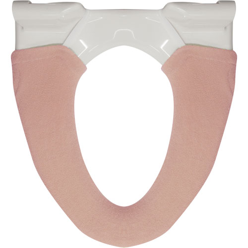 オカトー ナチュラル 洗浄暖房用 便座カバー ピンク