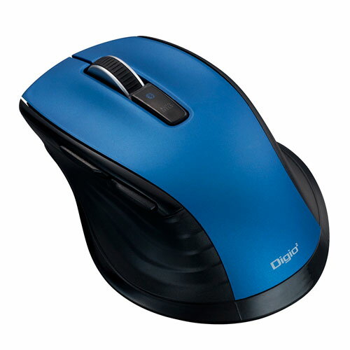 ナカバヤシ Digio2 Bluetooth 静音マウス 5ボタン BlueLED ブルー MUS-BKF228BL