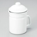 漉しアミ付オイルポット 1.0L ホワイト PCL-05W